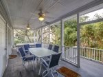 Screened Porch with Hot Tub at 66 Dune Lane